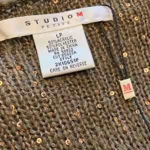 Max Studio M Knit Long Sweater Dress LP Petite NWT